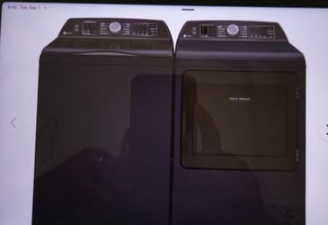 GE profile large capacity smart washer and dryer