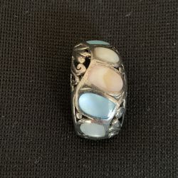 925 Stearling Mother Of Pearl PENDANT Pastel Colors