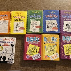 Diary Of  A Wimpy Kid & Dork Diaries 