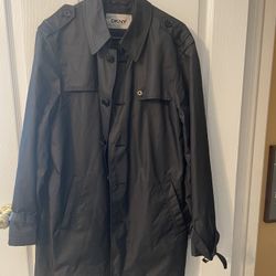 DKNY Men's Trenchcoat/Rain Cop