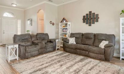 Ashley Couch and Loveseat with recliners