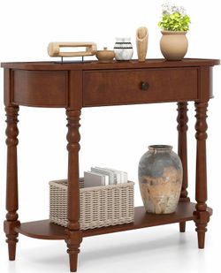 New Narrow Console Table with Shelf