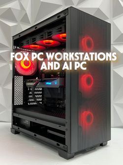 🖥️ FOX 18 🖥️ WORKSTATIONS PC | AI PC | PHOTOSHOP PC | INTEL ULTRA CORE 9-285K CPU | 128 GB DDR5 RAM | 8 TB NVME SSD| RTX 5080 (16GB) WINDOWS 11 PRO 
