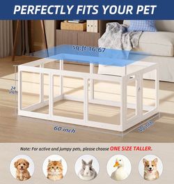 Dog Pen enclosure playpen acrylic