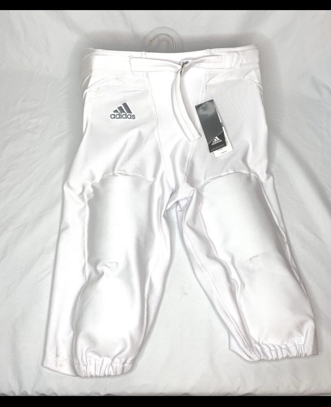 Adidas Football Pants With Integrated Pads White Adult XXL NWT $55 #690PA