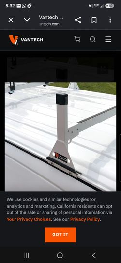 Roof rack for ford Econoline vantech H1