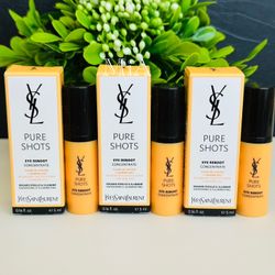 YSL Pure Shots Eye Reboot Concentrate Eye Serum Mini Size 3pcs (Value $65)