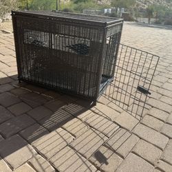 Rattan Dog Kennel - Like New Cond.