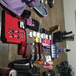 FULL BARBER KIT SET.  Price To Be Negotiated