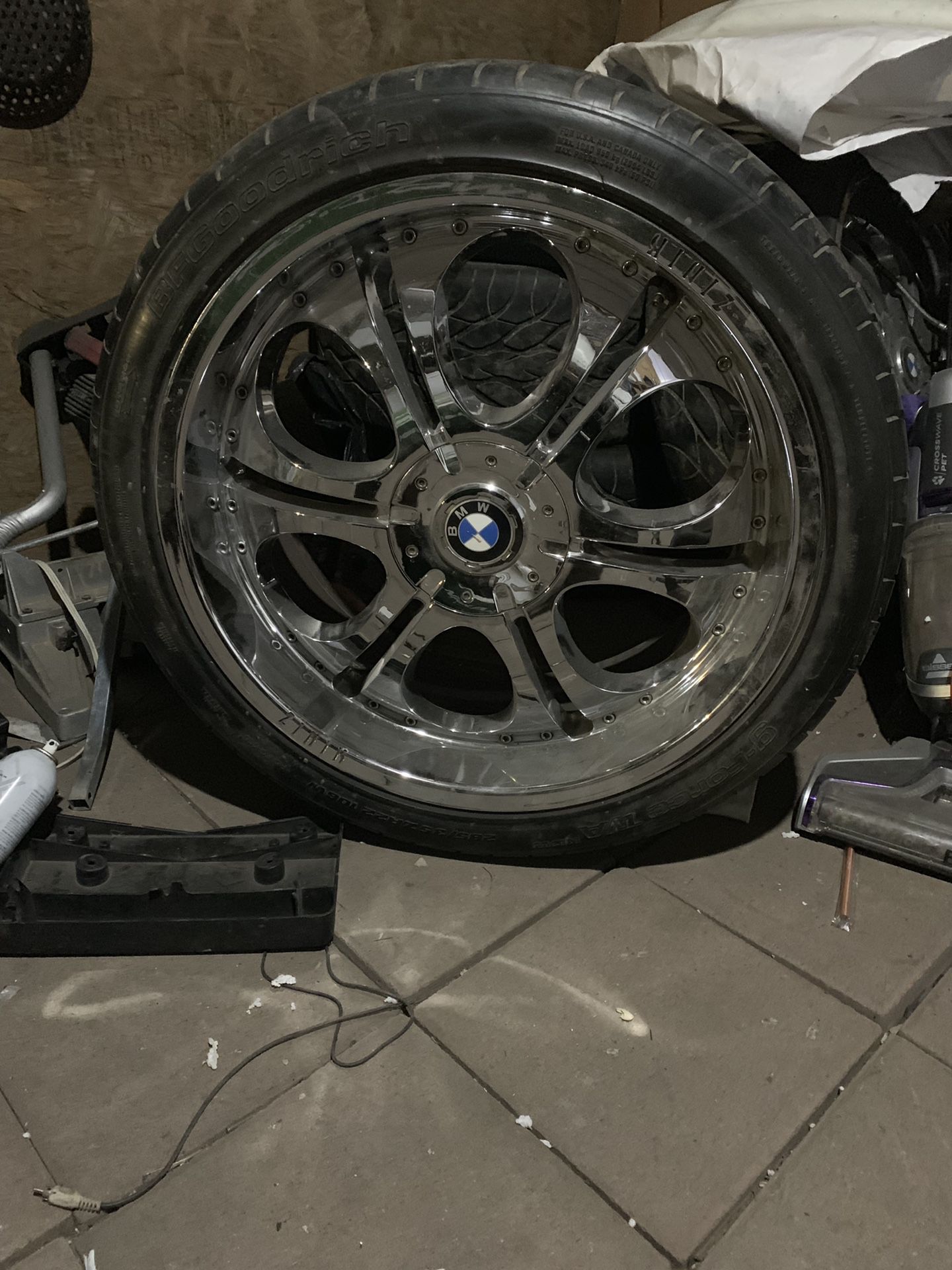 22” BMW rims with all 4 good tires