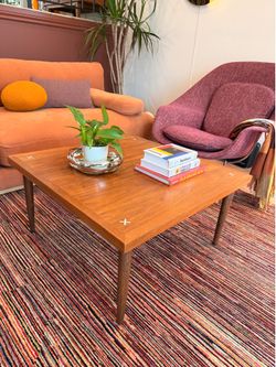 Merton Gershun for American of Martinsville Square Walnut Coffee Table