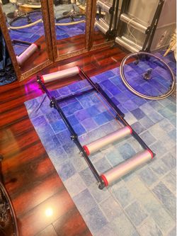 Bike roller for indoor bike riding