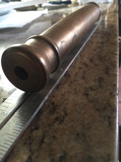 Antique Brass Cannon hand made on a lathe