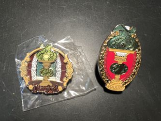 2 Rare Walt Disney’s Disneyland Apartment Lamp Pins