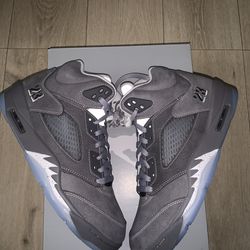 Jordan 5 Retro Wolf Grey Size: 10.5