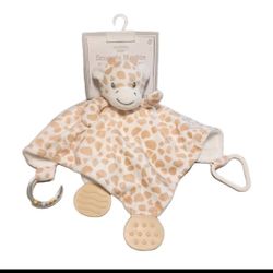 Neutral Baby Snuggle Blankie With Rattle & Teethers