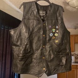 Leather Vest 