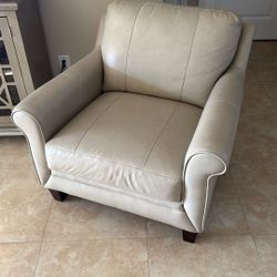 leather armchair