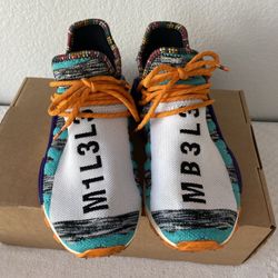 Adidas Pharrell x NMD Human Race Trail Solar Pack Men size 7