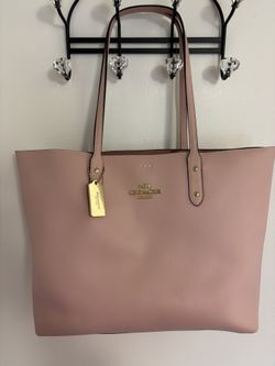 Pink Coach Tote