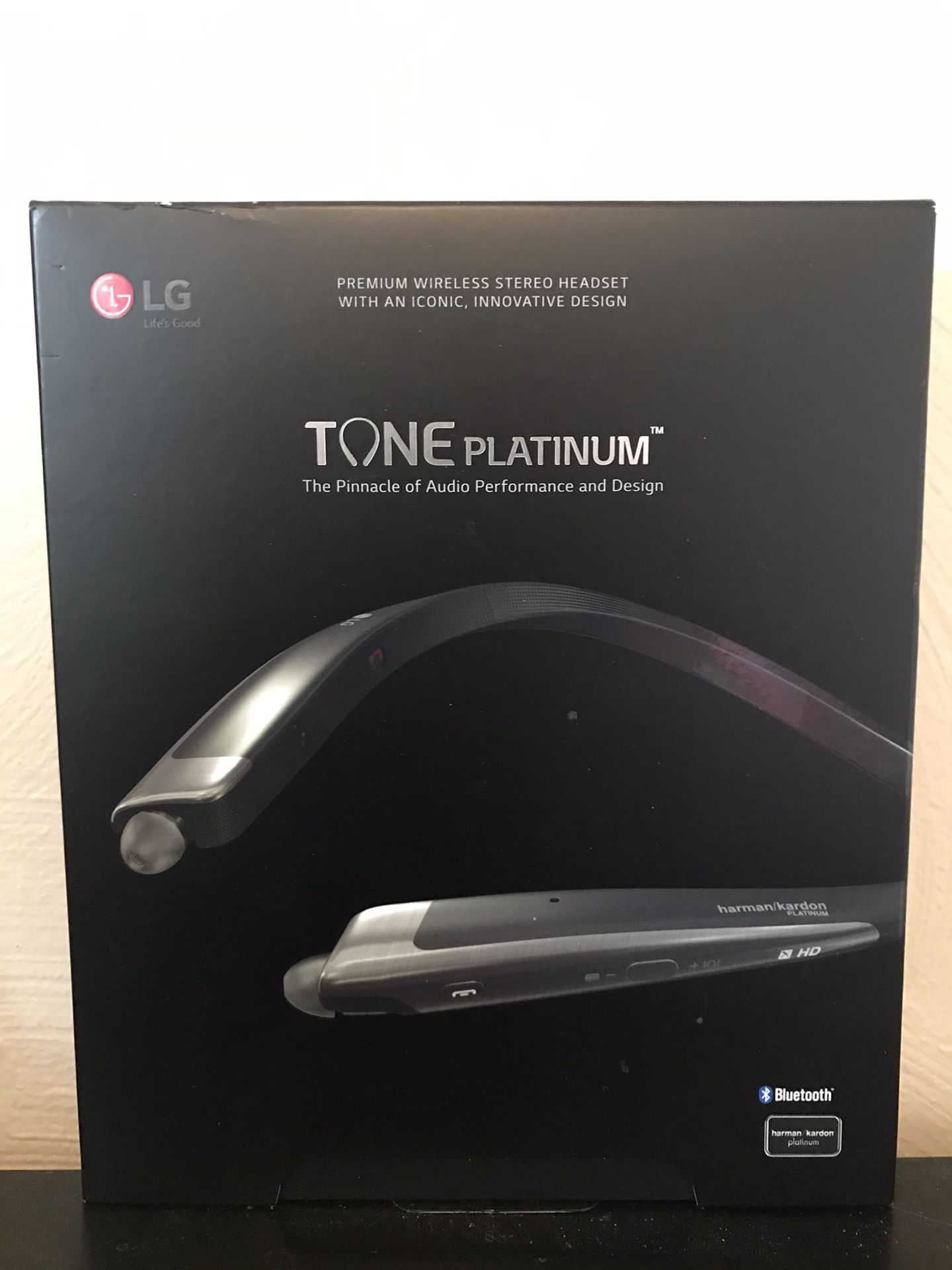 LG Tone Platinum Premium Wireless Headset- Bluetooth