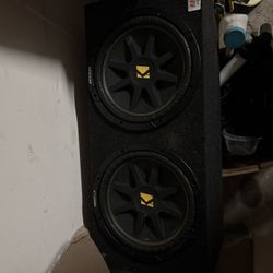 Kicker 12” Subs w/ Box + Alpine MRX-M55 Amp – Full Setup