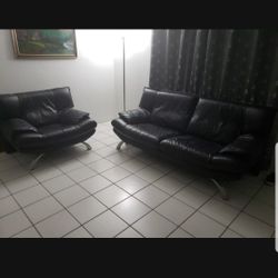 Leather Living Room Set