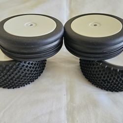 Lifehead 1/10 Scale Off-Road Tires Z4 Takmiya TD4, TT-02B, DF-02 Buggy Open Box