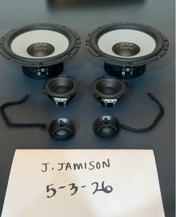 Morel Maximo Ultra 603A Active 3-Way Component Speakers (4 months old) Excellent Condition $400 OBO