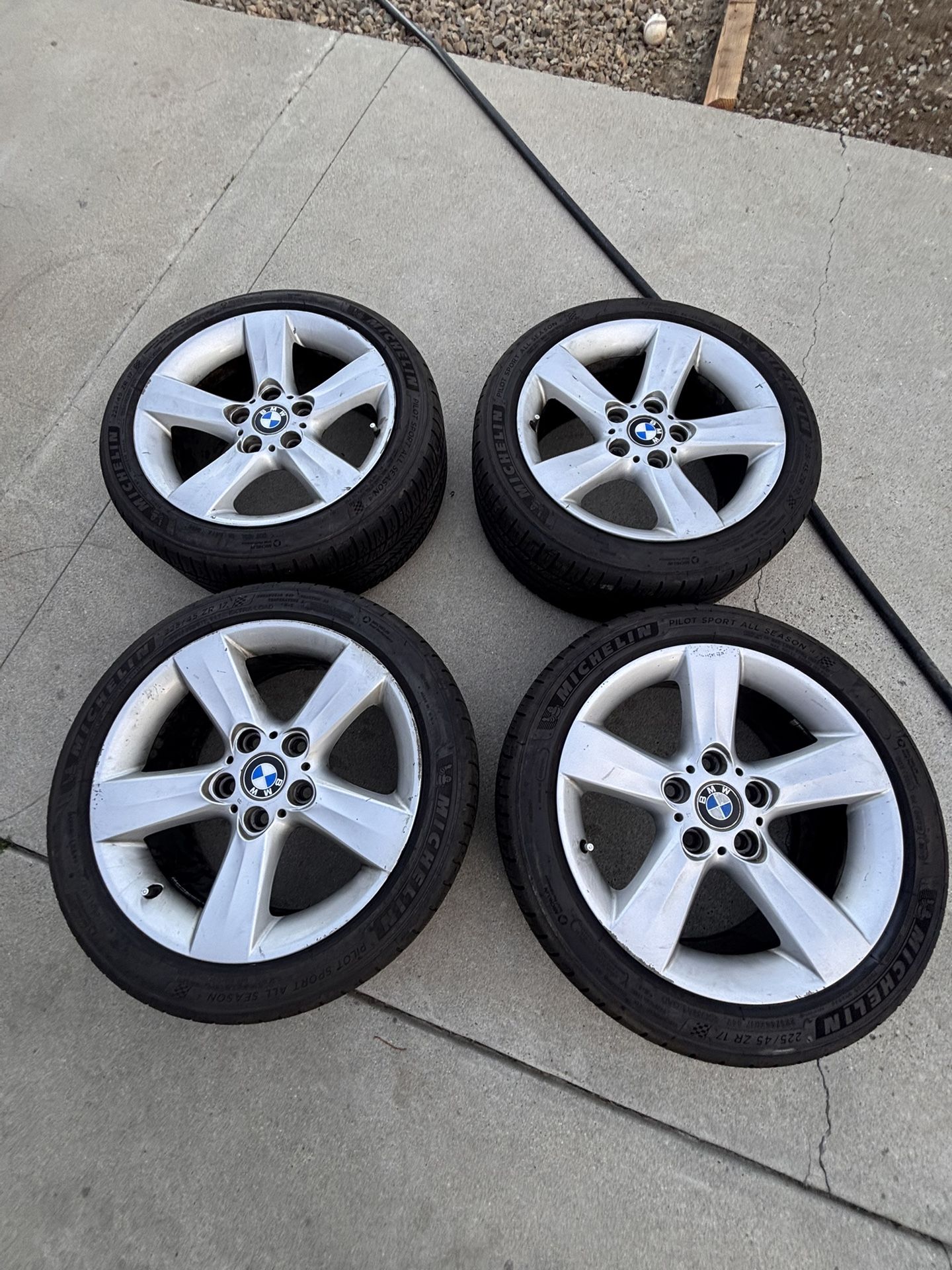 BMW 17” OEM Wheels w/ Michelin Pilot Sport All Season 4 Tires – 225/45ZR17