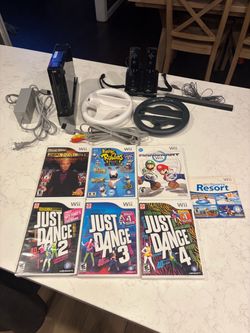 Wii console w/7 games