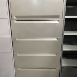 Herman miller 5 high lateral file cabinet 