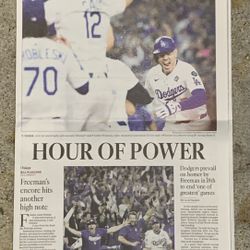 Dodgers World Series Game 3 Freddie Freeman walk off home run