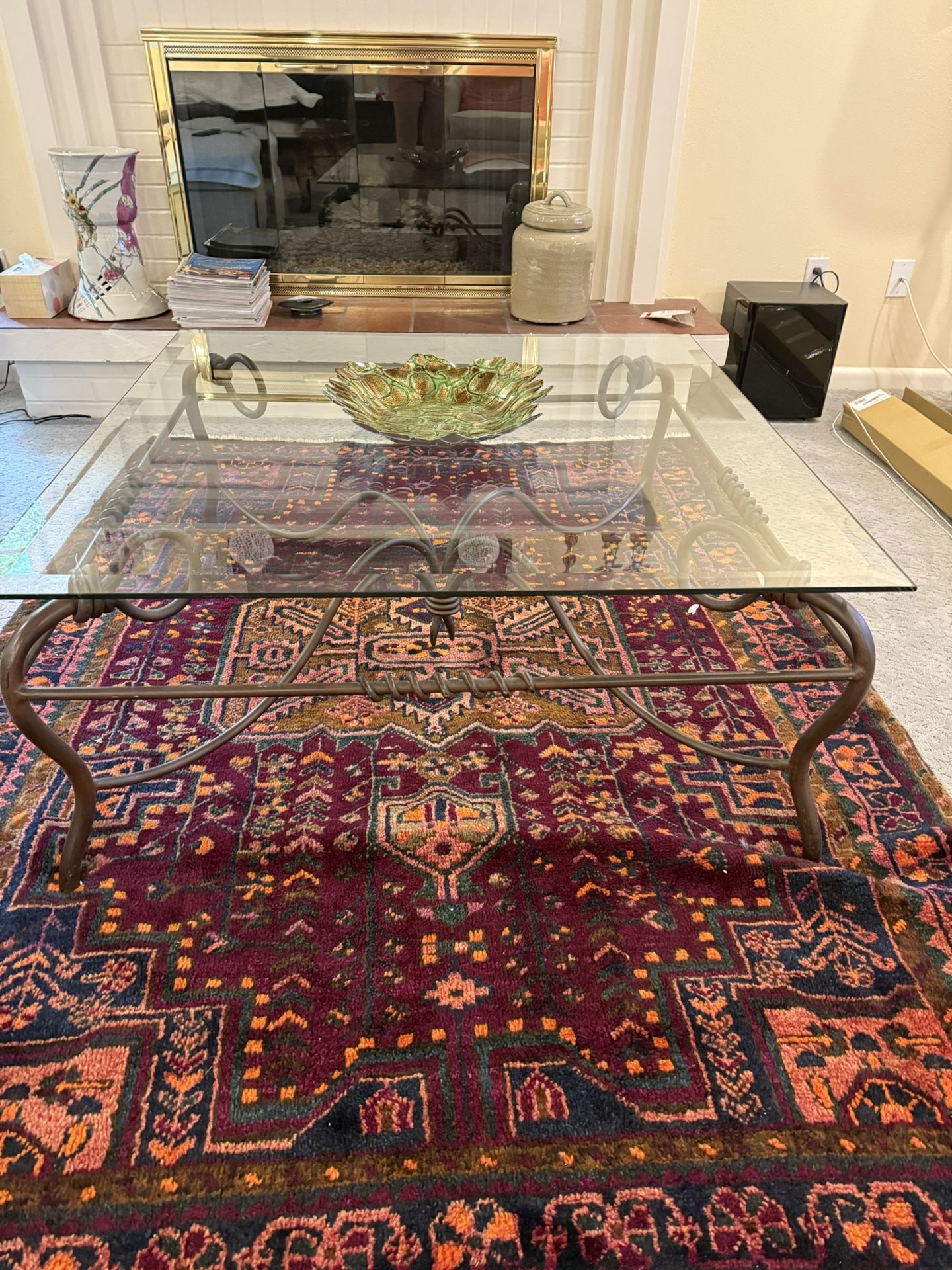 Tempered Glass Table Beveled
