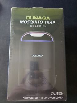 Dunaga Zap T360 Pro Indoor Mosquito & Fly Trap – New Sealed