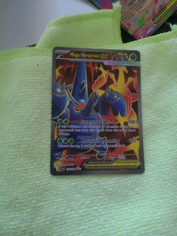 Mega Heracross Ex 108/094 PFL Full Art Illustration Rare Pokémon TCG NM