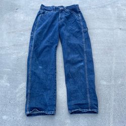 Mens size 30x30 - Dickies carpenter jeans loose fit workwear used good condition