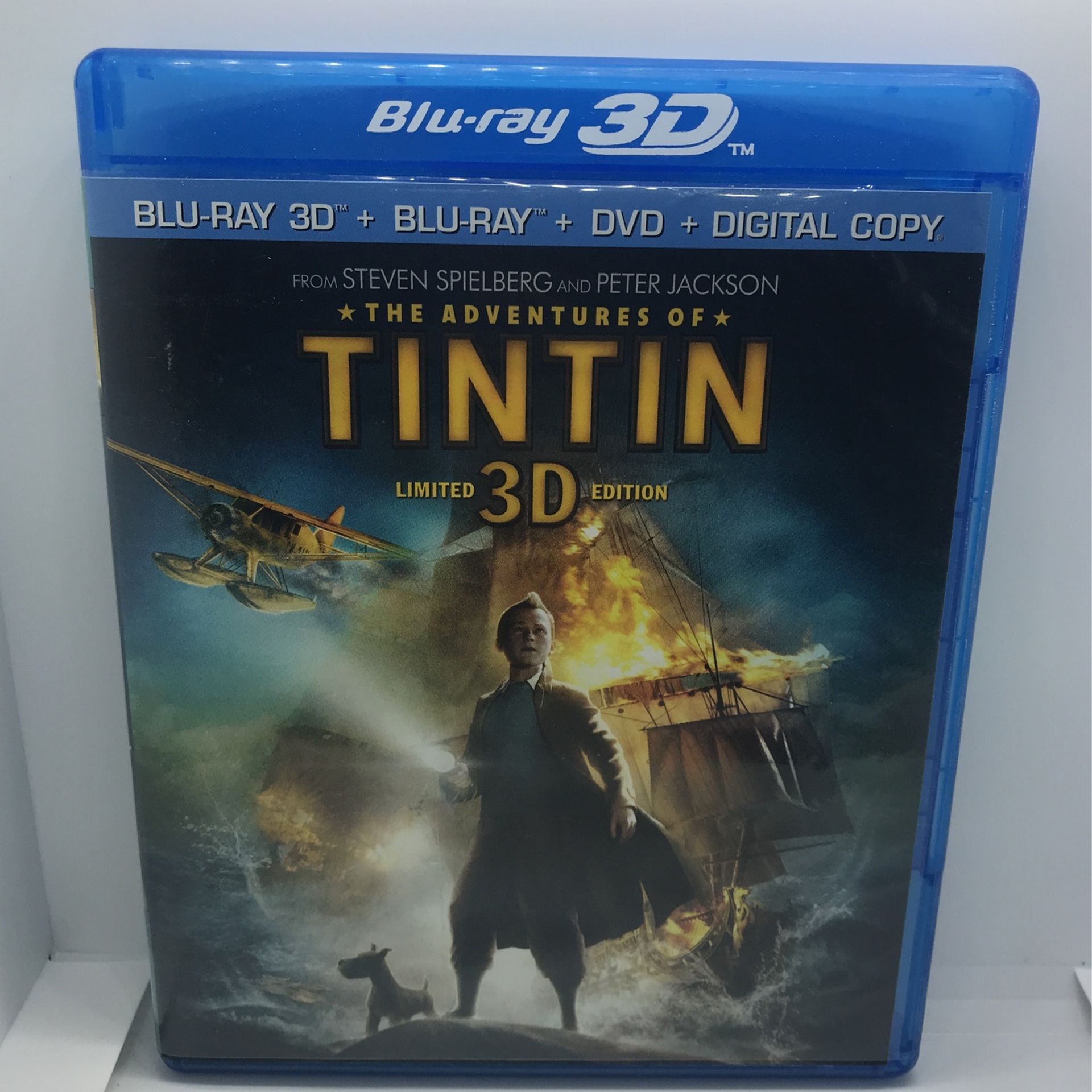 The Adventures Of Tin Tin 3D Blu-ray Blu-ray DVD