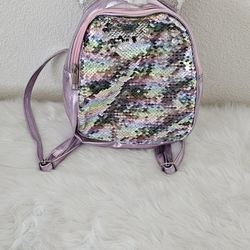 Unicorn flip sequin backpack 