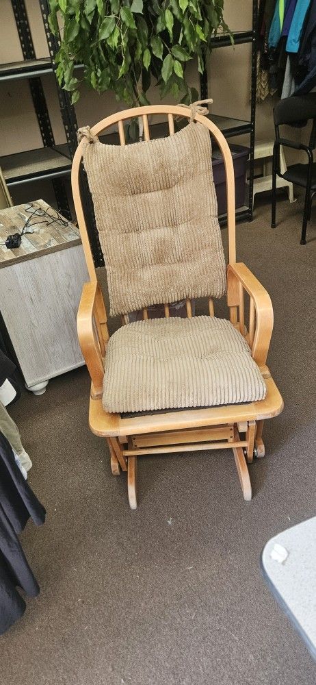 oak rocking chair