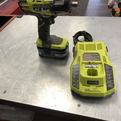 96091 Ryobi P261 1/2” Impact 18v W/battery And Charger 578937
