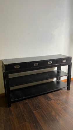 Narrow Wooden Console Table