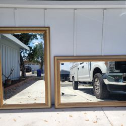 Two Large Mirrors Both Are The Same Almost 6 Ft By 4 Ft Not Super Heavy Just Very Large Asking $70