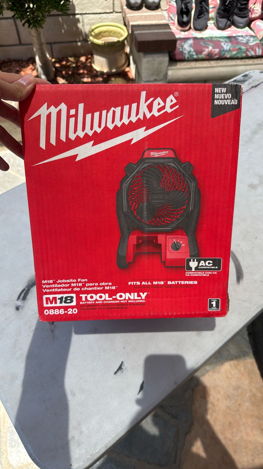 Milwaukee Job site Fan
