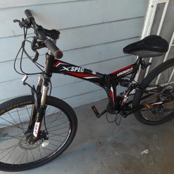 Xspec 26" 21 Speed Folding Bike Trail Commuter Y526210,  Good condition 