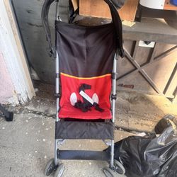 	Lightweight Mickey Mouse Stroller – Easy & Compact