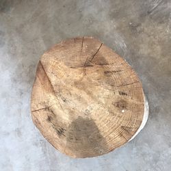 Reclaimed Solid Wood Stump side Table Medium Height