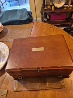 Jasco wooden jewelry box
