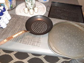 Grill Pans With Holes 3 For $40