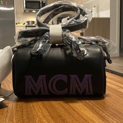 Mcm Mini Boston Logo Satchel 